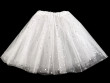 Karnevalová sukýnka - Bílá