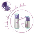 Náhradní víčko pro Termosku na pití s brčkem B.box - Lilac pop