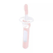 Massaging Brush dětský zubní kartáček s bezpečnostním krytem 3 m+ MAM - Pastelový růžový
