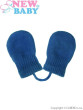 Dětské zimní rukavičky New Baby se šňůrkou - Modré