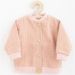 Kojenecký mušelínový kabátek New Baby Comfort clothes růžová - Vel. 62