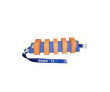 Pěnový plavecký pás 1000 mm oranžový - Oranžovo-modrý