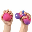 Barvu měnící antistresový míček Needoh 1 ks Schylling - Růžová/fialová