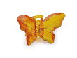 Skřipec do vlasů motýl - oranžová