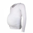 Tričko těhotenské dlouhý rukáv Outlast Bílé Little Angel - Vel. XL