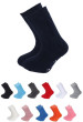 Kojenecké ponožky s protiskluzem vel. 0 (17-19) FROTÉ JEDNOBAREVNÉ - Sv, modré
