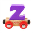 Vagónek dřevěné vláčkodráhy Bigjigs Rail - Písmeno Z