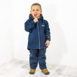 Dětská zimní softshellová bunda s beránkem Navy blue Esito - Vel. 140