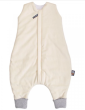 Spací pytel s nožičkami smetanový plyš - Vel. 60 cm