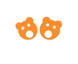 Nadlehčovací kroužky Baby medvídek 160 x 38 mm - Oranžová