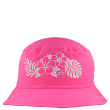 Dívčí letní klobouk Květy RDX Růžový - Vel. 50