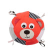Plyšový senzorický míček Medvídci Canpol - Červený