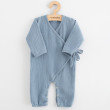 Kojenecký mušelínový overal blue New Baby - Vel. 62