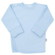 Kojenecká košilka s bočním zapínáním New Baby světle modrá - Vel. 56