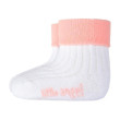 Ponožky froté Outlast® Bílá/sv.růžová - Vel. 10-14 (7-9 cm)