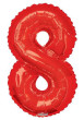 Nafukovací číslice červená 86 cm - 8