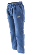 Outdoorové kalhoty podšité bavlnou modré - Vel. 104