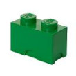 LEGO úložný box 2 - Tmavě zelená