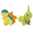 Pokémon figurky - Larvitar+Cyndaquil