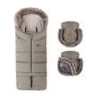 Set zimní fusak Arctic 4v1 + rukavice na kočárek Furry Petite & Mars - Mocha Mousse