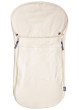 Letní fusak z bio bavlny do kočárku i autosedačky  - Přírodní