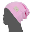 Žebrovaná čepice spadená Color Růžová Esito  - Vel. 46