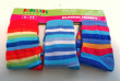Dětské ponožky 2-3 roky Pidilidi 3 páry v balení (vel. 92/98) - Proužky + modré, červené