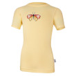 Tričko tenké KR obrázek UV 50+ Outlast® - sv.žlutá/motýl - Vel. 116