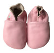 Kožené capáčky Barefoot Vel. XL (18-24 měs.) Hopi Hop - Růžové
