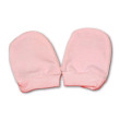 Bavlněné rukavičky pro novorozence - Růžové