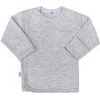 Kojenecká košilka New Baby Classic II šedá  - Vel. 62 (3-6 m)