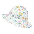 Dívčí klobouk mušelín Meadow bílý Esito - Vel. S