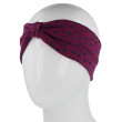 Bavlněná čelenka Srdíčka tmavě růžová RDX - Vel. 2