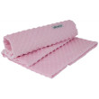 Dětská deka dvojitá Minky jednobarevná Esito - Růžová