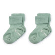 Dětské ponožky Stay-on-Socks 2 páry Pale Green KipKep - Vel. 0-6 měs.