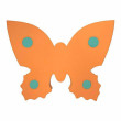 Plavecká deska Motýl 390x300x38 mm - Oranžová