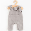 Kojenecké mušelínové lacláčky New Baby Comfort clothes šedá - Vel. 56