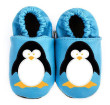 Kožené capáčky barefoot 6-12 m Afelo - PINGU tyrkysový