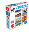 4 puzzle Granna - Kočka