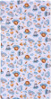 Molitanová matrace do postýlky barevná 120 x 60 x 5,2 cm Scarlett - Modrý sen