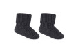 Kojenecké ponožky ohrnovací grafit Be Snazzy - 0 - 3 měsíce