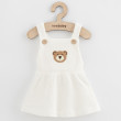 Kojenecká laclová sukýnka New Baby Luxury clothing Laura bílá - Vel. 56 (0-3 m)