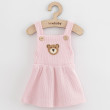 Kojenecká laclová sukýnka New Baby Luxury clothing Laura růžová - Vel. 56 (0-3m)