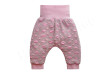 Kalhoty buggy zateplené Bubliny Baby Service - Růžové Vel. 56