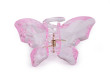 Skřipec do vlasů motýl - růžová