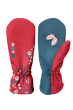 Dětské softshellové rukavice Berušky červená  - Vel. 3 (3-7 let)