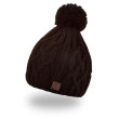 Čepice pletená copánek Outlast ® Černá - Vel. 6 (54 - 57 cm)