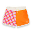 Plavky s UV ochranou Iconic Tartan Red KiETLA - 2-4 roky