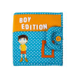 Interaktivní dětská knížka Quiet Book Piqipi - Boy