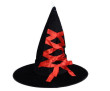 Set karneval - čarodějnický klobouk 44x38 cm  - Červený